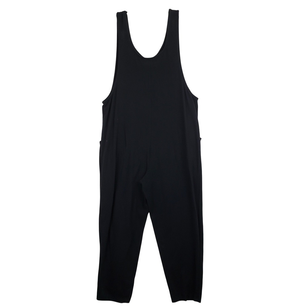 Eileen Fisher Knit Harem Jumpsuit‎ Women XS Black Minimalist Lagenlook
